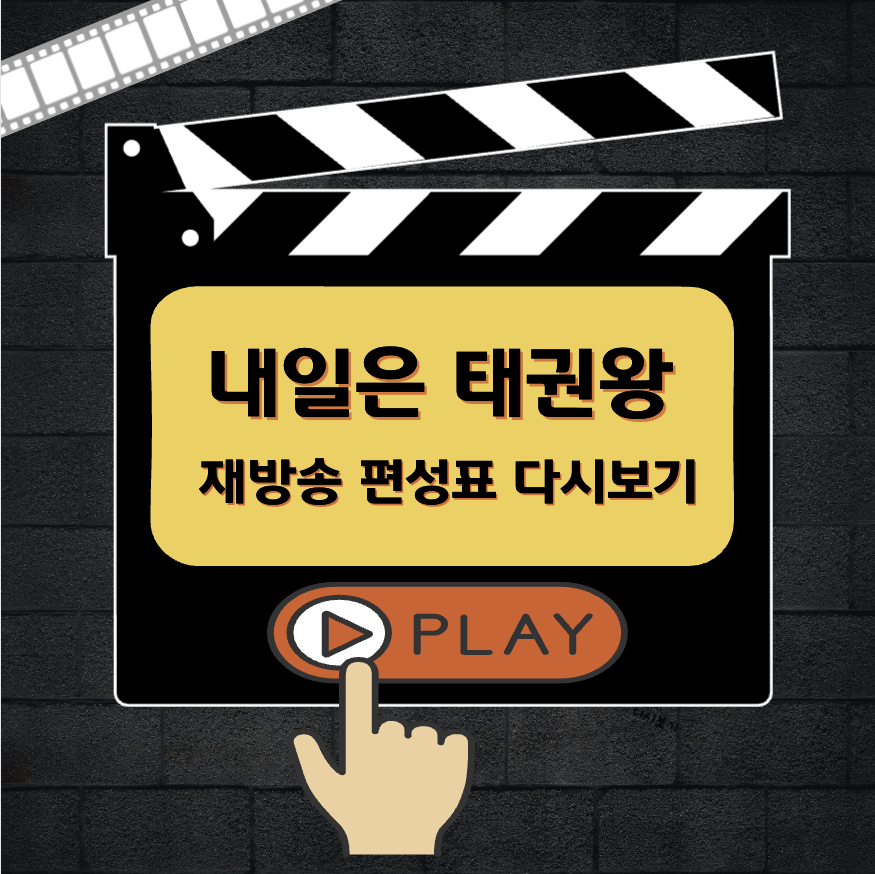 내일은 태권왕 재방송 편성표